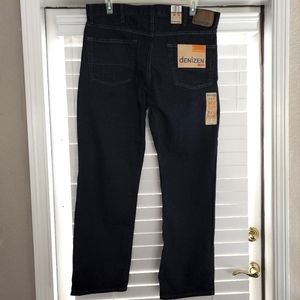 Brand New! Levi's Denizen 281 Straight Fit Dark Blue Denim, Size 38X32